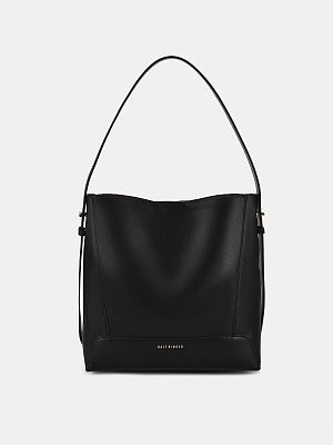 АУГС333100 Сумка женская искусственная ко жа,280x100x290,черная