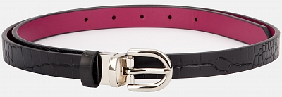 151323P-9713-16 Ремень женский натур.кожа 1300x20x2,малиновый