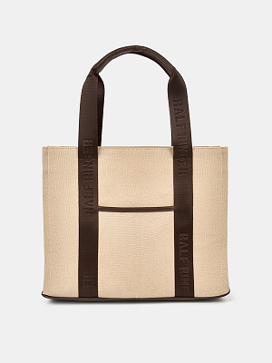 Сумка женская, бежевая, 36x11,5x29