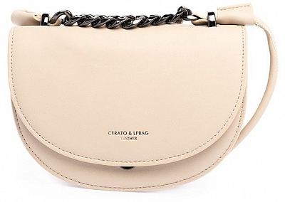 18369/31 Сумка жен., иск.кожа BAGGINI 21*15*7 бежевая