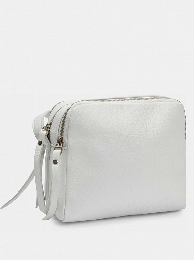 АУГС243700 Сумка женская  нат.кожа 230х190х90 белая