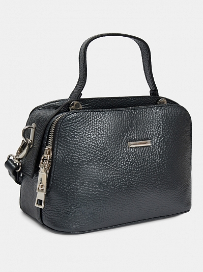 АУГС273600 Сумка женская,натур.кожа 260*160*130 черная