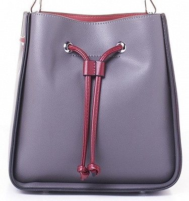 RK555-20 Сумка жен., иск. кожа BAGGINI 22*22*12 серая