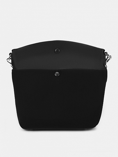 45035/10 Сумка женская,иск.кожа BAGGINI 27*26*13 черная