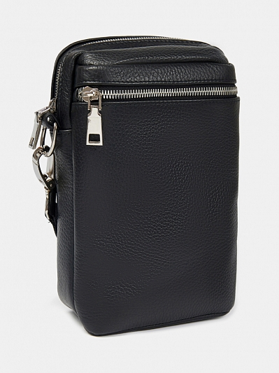 Сумка мужская из натуральной кожи, 15х23х6