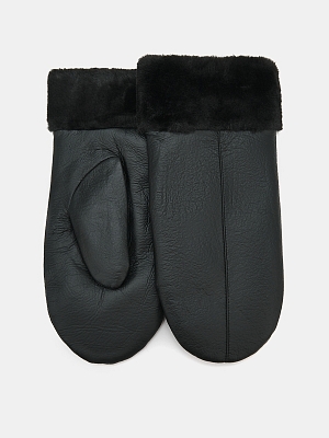 АУГП109400_Н Варежки жен.Ralf Ringer,60%пол иурет,40%полиэст,1 размер,чер