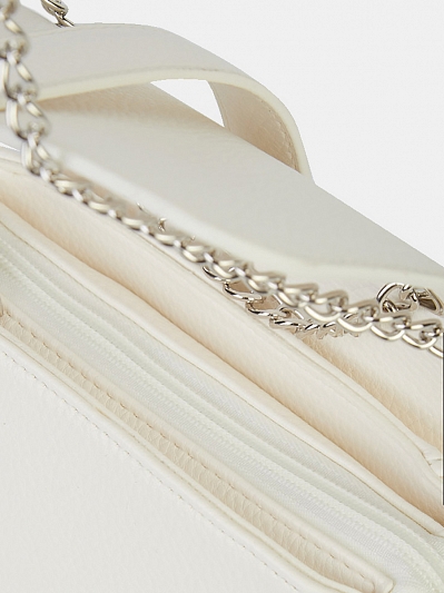 Сумка женская, белая, 15х17х7