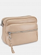  Сумка поясная женская, бежевая