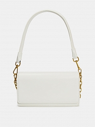 R18367/30 Сумка женская,искуств.кожа,Bag gini, 23*13*6 белая