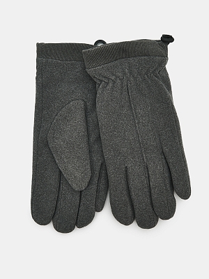 АУГП114500_Н Перчатки мужские Ralf Ringer, 100%полиэстер,один размер,сер