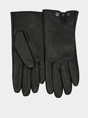 LB-4909-1-RF-black-6.5_Н Перчатки женские 100%кожа  р.6,5 черные