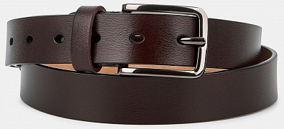 150313P-22637-02 Ремень женский Ralf Ringer ,натур.кожа,115х2,8,коричневый