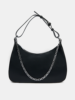 110-109-31 Сумка женская,экокожа 100% , 31*9*23 черная