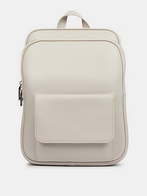 АУГЗ046100 Рюкзак женский  искусст.кожа 250*340*100 бежевый