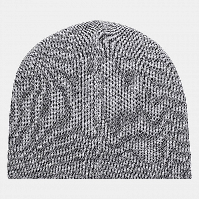 WMT-220-48-PAP-08_Н Шапка мужская 70%шерсть,30% акрил,б/разм,серая