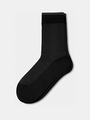 АУОН053900 Носки мужские р.25 хлопок 80% полиамид 20%,черные