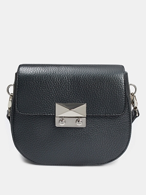 АУГС200000 Сумка женская нат.кожа 190*130*60 черная