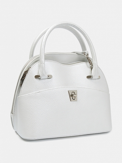 АУГС275100 Сумка женская,натуральная кожа 320*230*140 белая