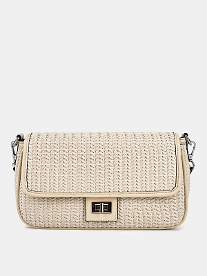 RR-112-180-39-4 Сумка женская, 100%экокожа 270x70x150,молочная