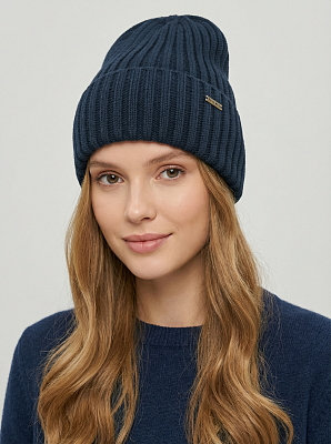 АУГЧ092200_Н Шапка женск.Ralf Ringer 50% шерсть,50%акрил,джин