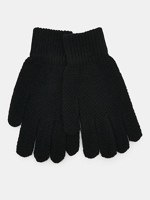 АУГП113600_Н Перчатки муж.Ralf Ringer,70%ак рил,30%шерсть,1 размер,черн