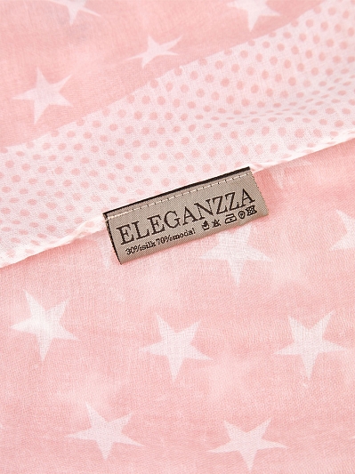 MX12-0942_Н Платок женский ELEGANZZA 30% шелк,70%модал 90х180 розовый