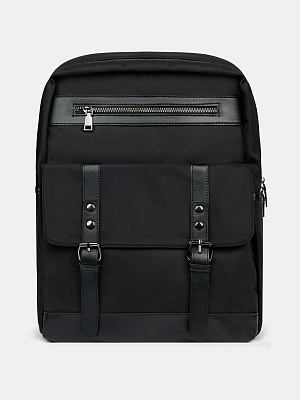 110-209-31 Рюкзак мужской, нейлон 100% 30*16*40 черный