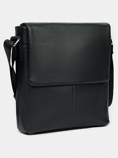 АУГС289400 Сумка мужская,натур. кожа, 270Х230Х45,черная