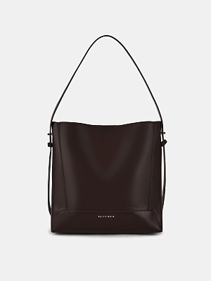 АУГС333200 Сумка женская искусственная ко жа,280x100x290,коричневая