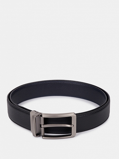 151423P-20398-01/04 Ремень мужской натур.кожа 1300x35x2,черный/синий