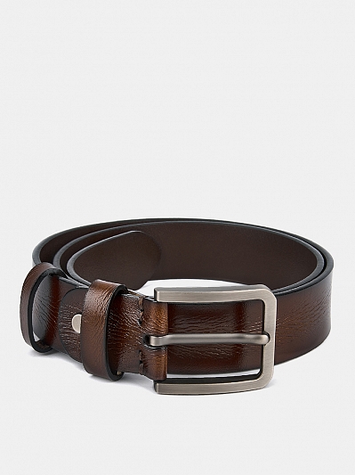 150413P-22169-02 Ремень мужской Ralf Ringer,нат ур.кожа,125х3,4см,коричневый