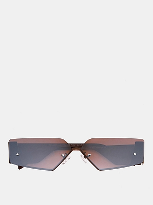 RR-240034-22 Солнцезащитные очки женские,пл астик/полимер,б/разм,сер-корич