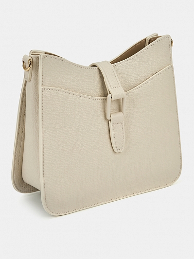 Сумка женская, бежевая, 8*20,5*22,5