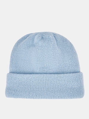 LB-A53010-l.blue_Н Шапка женская Labbra 50%шерсть 50%акрил  р.57 светло-голубая