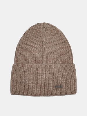 MERSEYSIDE03-P-12_Н Шапка женская 60%нейл,30%виско за,10%ангор,б/разм,бежевая