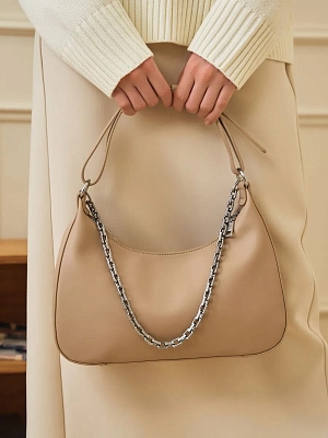 Сумка женская, бежевая, 31*9*23