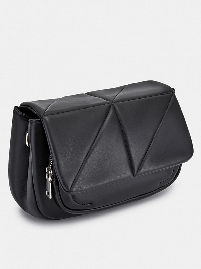 Сумка кросс-боди женская, черная, 17x26x9