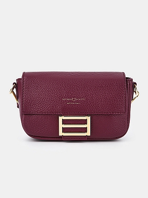 MV-K523-D94 Сумка женская Marina Volpe,нат ур.кожа,220x50x120,фиолетовая