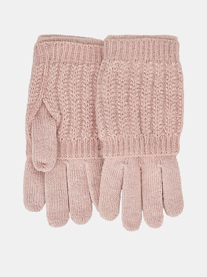 NILE03-P-06_Н Перчатки женск.Ralf Ringer,70% акр,20%шерс,10%полиэст,б/р.роз