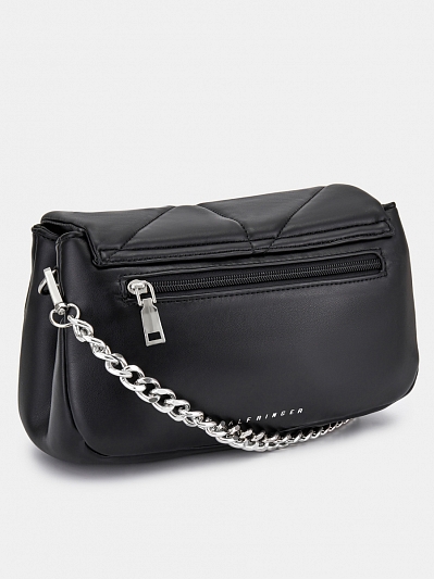 Сумка кросс-боди женская, черная, 17x26x9