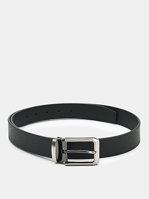 АУГР096800 Ремень мужской Ralf Ringer,нат ур.кожа,130х3,4,черн