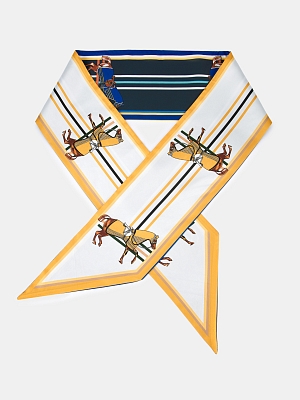 170313P-24174-09 Шарф женский Ralf Ringer 100%полиэстер,14х145,фиолетовы