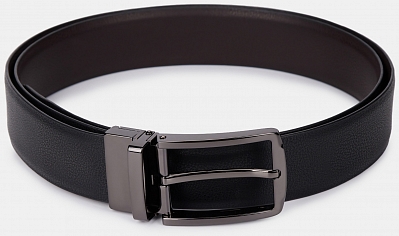 151423P-20405-01 Ремень мужской натур.кожа 1300x35x2,черный