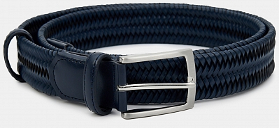 MAKAROV06-P-04 Ремень мужской Ralf Ringer,нат тур.кожа ,3,4*110-130,т.синий