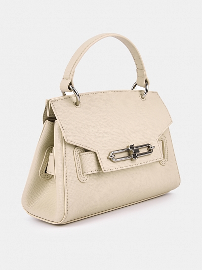 АУГС319700 Сумка женская, натур.кожа 250х100х180,белая