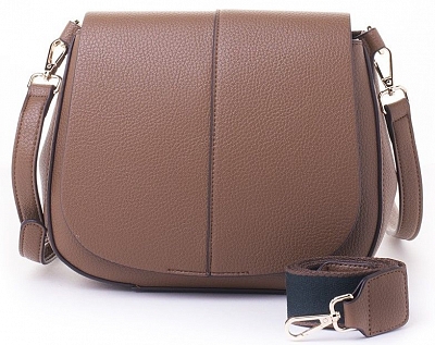 27153/25 Сумка женская,иск.кожа BAGGINI 25*22*8 бежевая