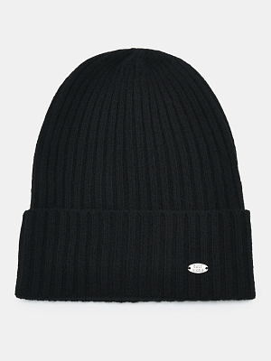 АУГЧ087900_Н Шапка женская Ralf Ringer 100% шерсть мериноса,черная