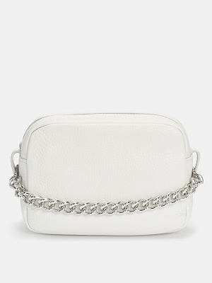 АУГС199400 Сумка женская нат.кожа 170х120х70 белая