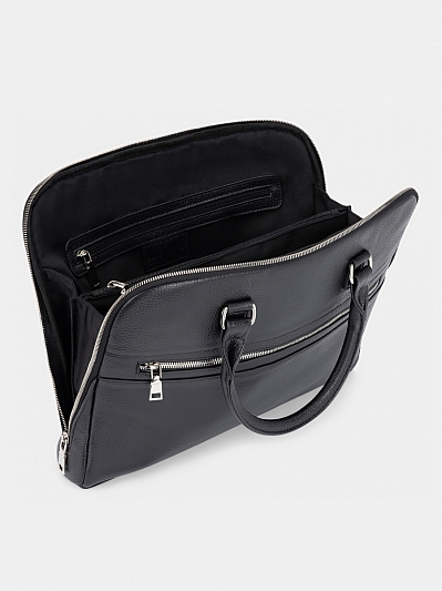 Сумка мужская из натуральной кожи, 38х30,5х4,5 