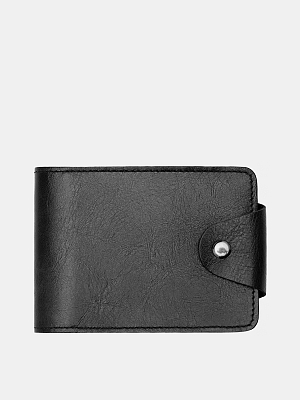 IZ307-ZM08-D1r Зажим для денег с RFID-защитой ,нат.кожа,110мм*80мм,черный